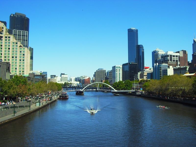 Destinos de viagem - Rio yarra - river - Melbourne - Austrlia - Oceania