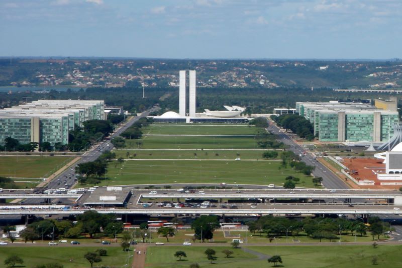 Eixo Monumental - Esplanada dos Ministrios - Braslia - Distrito Federal - Regio Centro-Oeste - Brasil