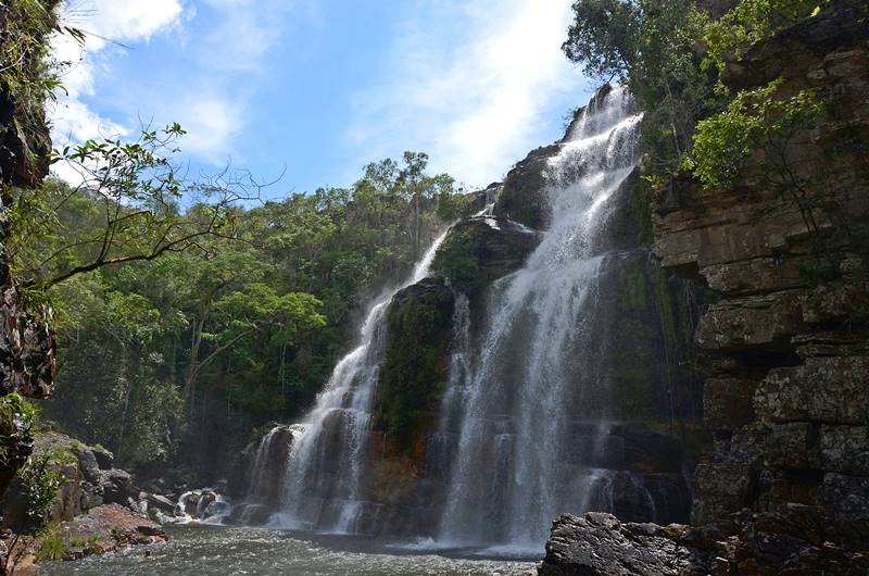 Cachoeiras das Almcegas - Chapada dos Veadeiros - Alto Paraso de Gois - Regio Centro-Oeste - Brasil