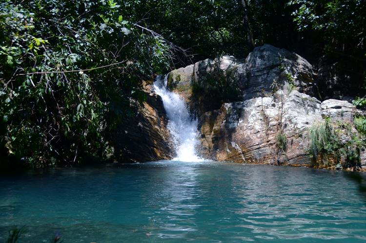 Cachoeira de Santa Brbara - Chapada dos Veadeiros - Cavalcante - Regio Centro-Oeste - Brasil