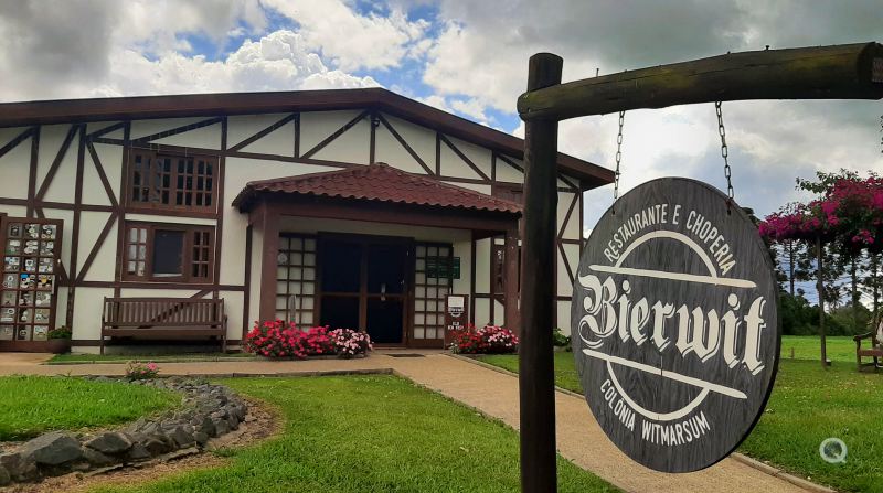 Restaurante e Choperia Bierwit - Colnia Witmarsum - Palmeira - Regio dos Campos Gerais - Estado do Paran - Regio Sul - Brasil