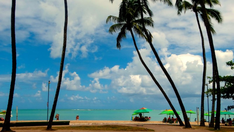 Praia de Pajuara - Macei - Estado de Alagoas - Litoral Alagoano - Regio Nordeste - Brasil