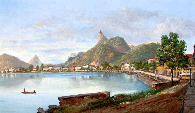 Rio antigo - Enseada de Botafogo - Sculo XX - Cidade do Rio de Janeiro - Estado do Rio de Janeiro - Regio Sudeste - Brasil