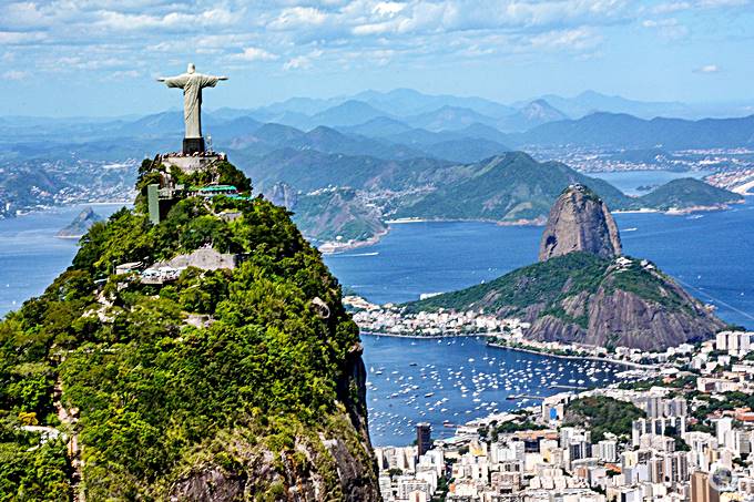Cristo Redentor - Morro do Corcovado - Po de Acar - Rio de Janeiro - Regio Sudeste - Brasil