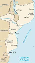 Mapa de Moambique