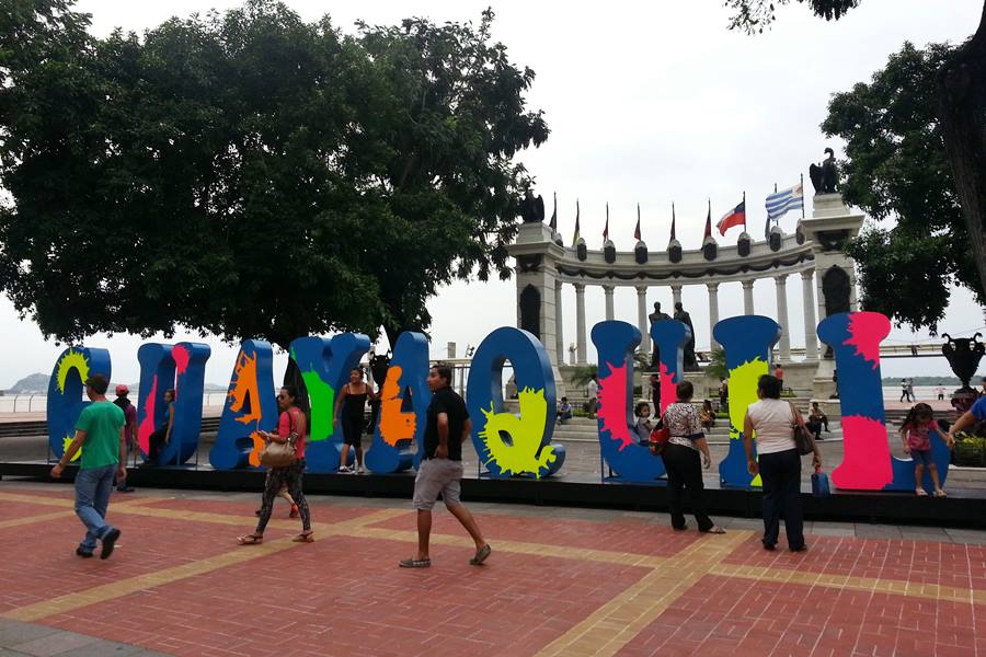 Malecn 2000 em Guayaquil, cidade-sede da Final da Copa Libertadores de 2022. Foto: VV Nincic