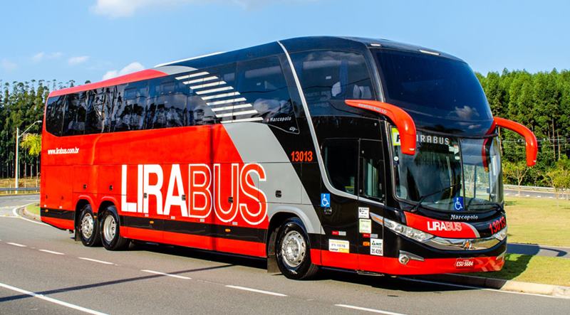 nibus de viagens intermunicipais da Viao LiraBus - Empresas de nibus do Brasil