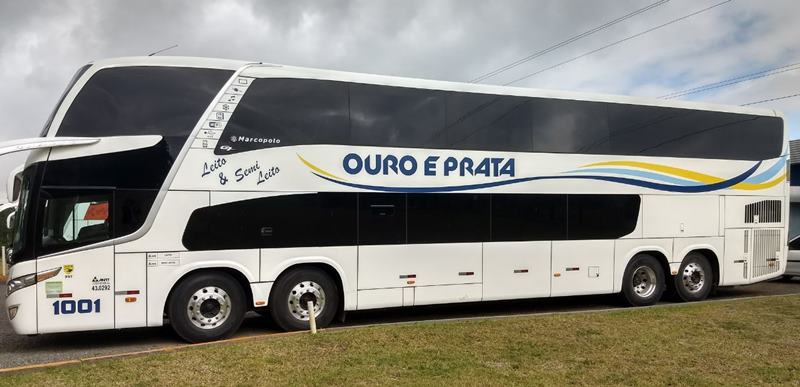 nibus de viagens intermunicipais da Viao Ouro e Prata S/A - Empresas de nibus do Brasil